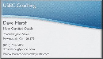 U.S.B.C. Coaching - Dave Marsh